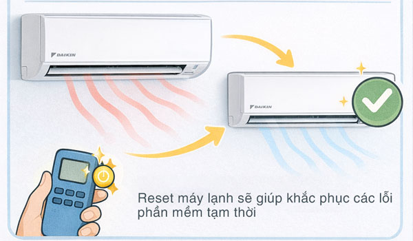 Lợi ích của việc reset máy lạnh Daikin - Giải quyết nhanh các lỗi phần mềm tạm thời